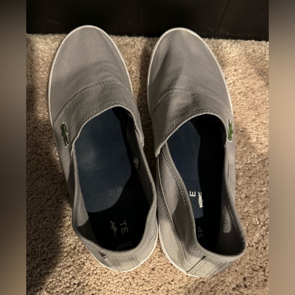 Lacoste Grey Marice slip on men’s shoe - Picture 3 of 7